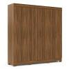 Guarda Roupa Casal 6 Portas 2.0 Madri Gelius Nogueira