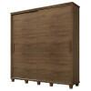 Guarda Roupa Casal 228cm Portas de Correr Monte Carlo RV Móveis Freijo
