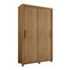 Guarda Roupa Pequeno 136cm Solteiro 2 Portas Correr Suécia RV Móveis Cinamomo