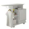 Tábua de Passar Roupa Organizadora Havaí RV Móveis Branco
