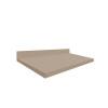 Módulo Tampo Para Balcão 60cm x 56cm x 25mm 100% MDF Cozinha Modulada Robel Fendi Matte