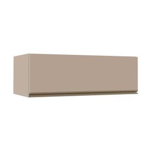 Módulo Armário Aéreo 120cm Porta Basculante 100% MDF Cozinha Modulada Gold J Robel Fendi/Fendi Matte