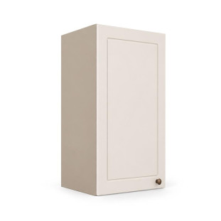 Módulo Armário Aéreo 30x68x34cm 1 Porta 100% MDF Cozinha Provence Robel Fendi/Off White Matte