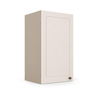 Módulo Armário Aéreo 35x68x34cm 1 Porta 100% MDF Cozinha Provence Robel Fendi/Off White Matte