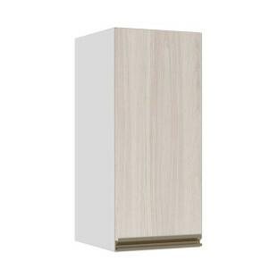 Módulo Armário Aéreo 68x30x34 1 Porta 100% MDF Cozinha Modulada Gold J Robel Branco/Aspen Módulo Armário Aéreo 68x30x34 1 Porta 100% MDF Cozinha Modulada Gold J Robel Branco/Aspen