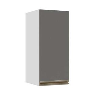 Módulo Armário Aéreo 68x30x34 1 Porta 100% MDF Cozinha Modulada Gold J Robel Branco/Cinza Matte Módulo Armário Aéreo 68x30x34 1 Porta 100% MDF Cozinha Modulada Gold J Robel Branco/Cinza Matte