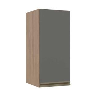 Módulo Armário Aéreo 68x30 1 Porta 100% MDF Cozinha Modulada Gold Robel Hanover/Cinza
