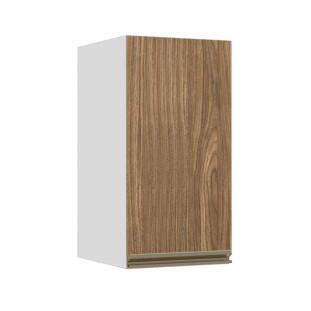 Módulo Armário Aéreo 68x35x34 1 Porta 100% MDF Cozinha Modulada Gold J Robel Branco/Amendoeira BP Módulo Armário Aéreo 68x35x34 1 Porta 100% MDF Cozinha Modulada Gold J Robel Branco/Amendoeira BP