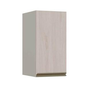 Módulo Armário Aéreo 68x35 1 Porta 100% MDF Cozinha Modulada Gold Robel Fendi/Aspen