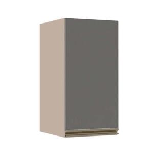 Módulo Armário Aéreo 68x35x34cm 1 Porta 100% MDF Cozinha Modulada Gold J Robel Fendi/Cinza Matte Módulo Armário Aéreo 68x35x34cm 1 Porta 100% MDF Cozinha Modulada Gold J Robel Fendi/Cinza Matte
