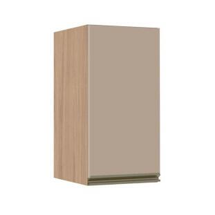 Módulo Armário Aéreo 68x35x34cm 1 Porta 100% MDF Cozinha Modulada Gold J Robel Hanover/Fendi Matte