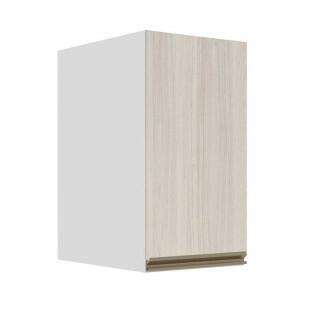 Módulo Armário Aéreo 68x35x56cm 1 Porta 100% MDF Cozinha Modulada Gold J Robel Branco/Aspen