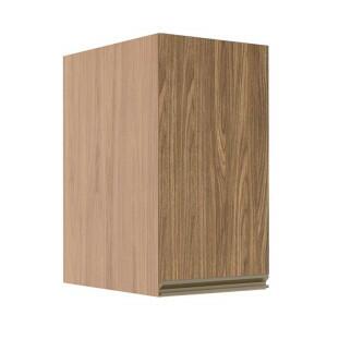 Módulo Armário Aéreo 68x35x56cm 1 Porta 100% MDF Cozinha Modulada Gold J Robel Hanover/Amendoeira BP