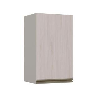 Módulo Armário Aéreo 68x40 1 Porta 100% MDF Cozinha Modulada Gold Robel Fendi/Aspen