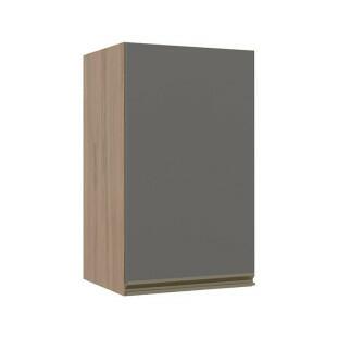 Módulo Armário Aéreo 68x40 1 Porta 100% MDF Cozinha Modulada Gold Robel Hanover/Cinza