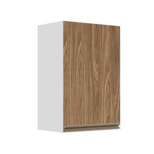 Módulo Armário Aéreo 68x40x34cm 1 Porta 100% MDF Cozinha Modulada Gold J Robel Branco/Amendoeira BP Módulo Armário Aéreo 68x40x34cm 1 Porta 100% MDF Cozinha Modulada Gold J Robel Branco/Amendoeira BP