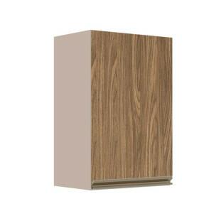 Módulo Armário Aéreo 68x40x34cm 1 Porta 100% MDF Cozinha Modulada Gold J Robel Fendi/Amendoeira BP Módulo Armário Aéreo 68x40x34cm 1 Porta 100% MDF Cozinha Modulada Gold J Robel Fendi/Amendoeira BP