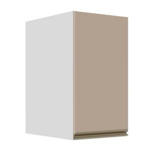 Módulo Armário Aéreo 68x40x56cm 1 Porta 100% MDF Cozinha Modulada Gold J Robel Branco/Fendi Matte