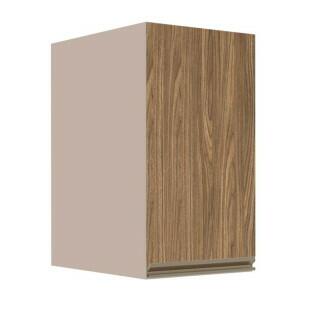 Módulo Armário Aéreo 68x40x56cm 1 Porta 100% MDF Cozinha Modulada Gold J Robel Fendi/Amendoeira BP