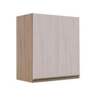 Módulo Armário Aéreo 68x60 2 Portas 100% MDF Cozinha Modulada Gold Robel Hanover/Aspen