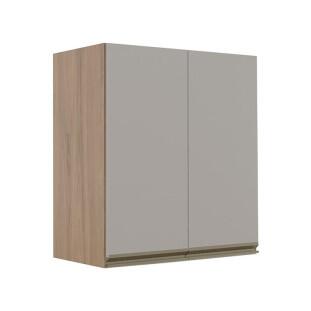 Módulo Armário Aéreo 68x60 2 Portas 100% MDF Cozinha Modulada Gold Robel Hanover/Fendi