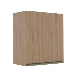Módulo Armário Aéreo 68x60 2 Portas 100% MDF Cozinha Modulada Gold Robel Hanover/Hanover