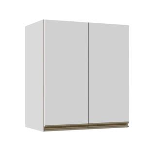 Módulo Armário Aéreo 68x60x34cm 2 Portas 100% MDF Cozinha Modulada Gold J Robel Branco/Branco Matte Módulo Armário Aéreo 68x60x34cm 2 Portas 100% MDF Cozinha Modulada Gold J Robel Branco/Branco Matte