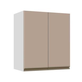 Módulo Armário Aéreo 68x60x34cm 2 Portas 100% MDF Cozinha Modulada Gold J Robel Branco/Fendi Matte Módulo Armário Aéreo 68x60x34cm 2 Portas 100% MDF Cozinha Modulada Gold J Robel Branco/Fendi Matte