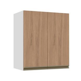 Módulo Armário Aéreo 68x60x34cm 2 Portas 100% MDF Cozinha Modulada Gold J Robel Branco/Hanover Módulo Armário Aéreo 68x60x34cm 2 Portas 100% MDF Cozinha Modulada Gold J Robel Branco/Hanover