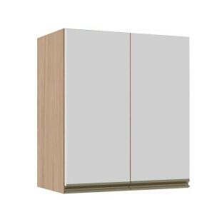 Módulo Armário Aéreo 68x60x34cm 2 Portas 100% MDF Cozinha Modulada Gold J Robel Hanover/Branco Matte Módulo Armário Aéreo 68x60x34cm 2 Portas 100% MDF Cozinha Modulada Gold J Robel Hanover/Branco Matte
