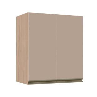 Módulo Armário Aéreo 68x60x34cm 2 Portas 100% MDF Cozinha Modulada Gold J Robel Hanover/Fendi Matte Módulo Armário Aéreo 68x60x34cm 2 Portas 100% MDF Cozinha Modulada Gold J Robel Hanover/Fendi Matte