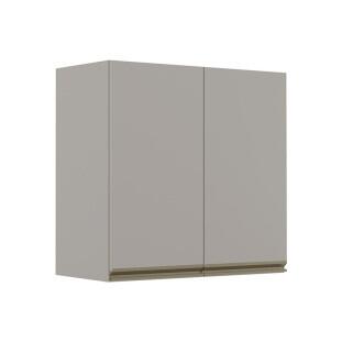 Módulo Armário Aéreo 68x70 2 Portas 100% MDF  Cozinha Modulada Gold Robel Fendi/Fendi