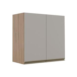 Módulo Armário Aéreo 68x70 2 Portas 100% MDF Cozinha Modulada Gold Robel Hanover/Fendi