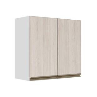 Módulo Armário Aéreo 68x70x34cm 2 Portas 100% MDF Cozinha Modulada Gold J Robel Branco/Aspen Módulo Armário Aéreo 68x70x34cm 2 Portas 100% MDF Cozinha Modulada Gold J Robel Branco/Aspen