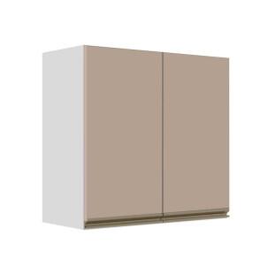 Módulo Armário Aéreo 68x70x34cm 2 Portas 100% MDF Cozinha Modulada Gold J Robel Branco/Fendi Matte Módulo Armário Aéreo 68x70x34cm 2 Portas 100% MDF Cozinha Modulada Gold J Robel Branco/Fendi Matte