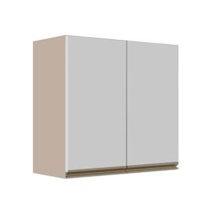 Módulo Armário Aéreo 68x70x34cm 2 Portas 100% MDF Cozinha Modulada Gold J Robel Fendi/Branco Matte Módulo Armário Aéreo 68x70x34cm 2 Portas 100% MDF Cozinha Modulada Gold J Robel Fendi/Branco Matte