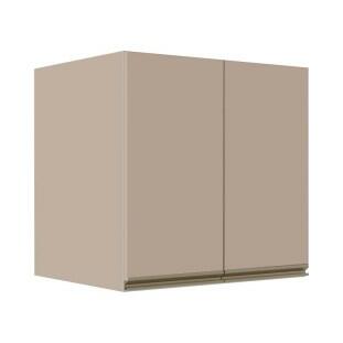 Módulo Armário Aéreo 68x70x56cm 2 Portas 100% MDF Cozinha Modulada Gold J Robel Fendi/Fendi Matte