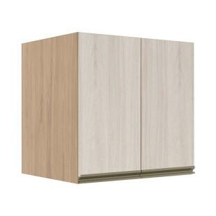 Módulo Armário Aéreo 68x70x56cm 2 Portas 100% MDF Cozinha Modulada Gold J Robel Hanover/Aspen