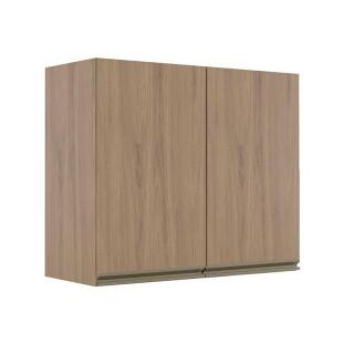 Módulo Armário Aéreo 68x80 2 Portas 100% MDF Cozinha Modulada Gold Robel Hanover/Hanover