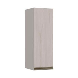 Módulo Armário Aéreo 88x30 1 Porta 100% MDF Cozinha Modulada Gold Robel Fendi/Aspen