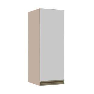 Módulo Armário Aéreo 88x30x34cm 1 Porta 100% MDF Cozinha Modulada Gold J Robel Fendi/Branco Matte Módulo Armário Aéreo 88x30x34cm 1 Porta 100% MDF Cozinha Modulada Gold J Robel Fendi/Branco Matte