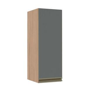 Módulo Armário Aéreo 88x30x34cm 1 Porta 100% MDF Cozinha Modulada Gold J Robel Hanover/Cinza Matte Módulo Armário Aéreo 88x30x34cm 1 Porta 100% MDF Cozinha Modulada Gold J Robel Hanover/Cinza Matte