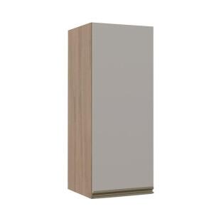 Módulo Armário Aéreo 88x35 1 Porta 100% MDF Cozinha Modulada Gold Robel Hanover/Fendi