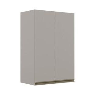 Módulo Armário Aéreo 88x60 2 Portas 100% MDF  Cozinha Modulada Gold Robel Fendi/Fendi