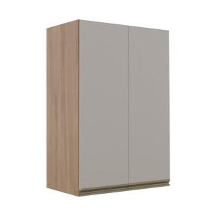 Módulo Armário Aéreo 88x60 2 Portas 100% MDF Cozinha Modulada Gold Robel Hanover/Fendi