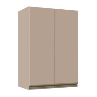Módulo Armário Aéreo 88x60x34cm 2 Portas 100% MDF Cozinha Modulada Gold J Robel Fendi/Fendi Matte