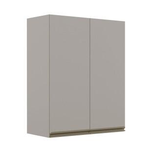 Módulo Armário Aéreo 88x70 2 Portas 100% MDF  Cozinha Modulada Gold Robel Fendi/Fendi