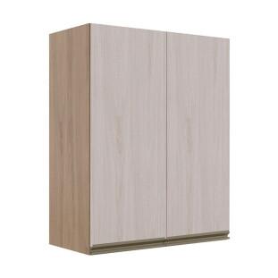 Módulo Armário Aéreo 88x70 2 Portas 100% MDF Cozinha Modulada Gold Robel Hanover/Aspen