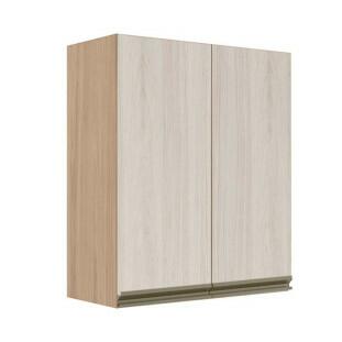 Módulo Armário Aéreo 88x70x34cm 2 Portas 100% MDF Cozinha Modulada Gold J Robel Hanover/Aspen