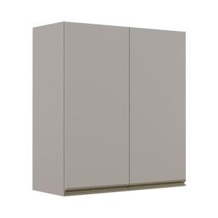 Módulo Armário Aéreo 88x80 2 Portas 100% MDF  Cozinha Modulada Gold Robel Fendi/Fendi